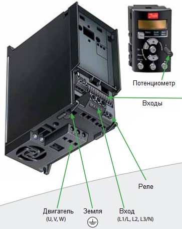 Частотный преобразователь Danfoss (Данфосс) VLT Micro Drive FC 51
